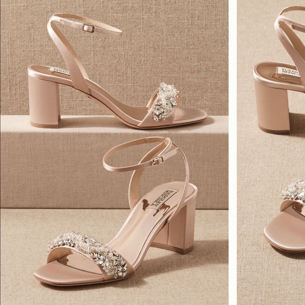Badgley Mischka Clara Anthropologie Heels